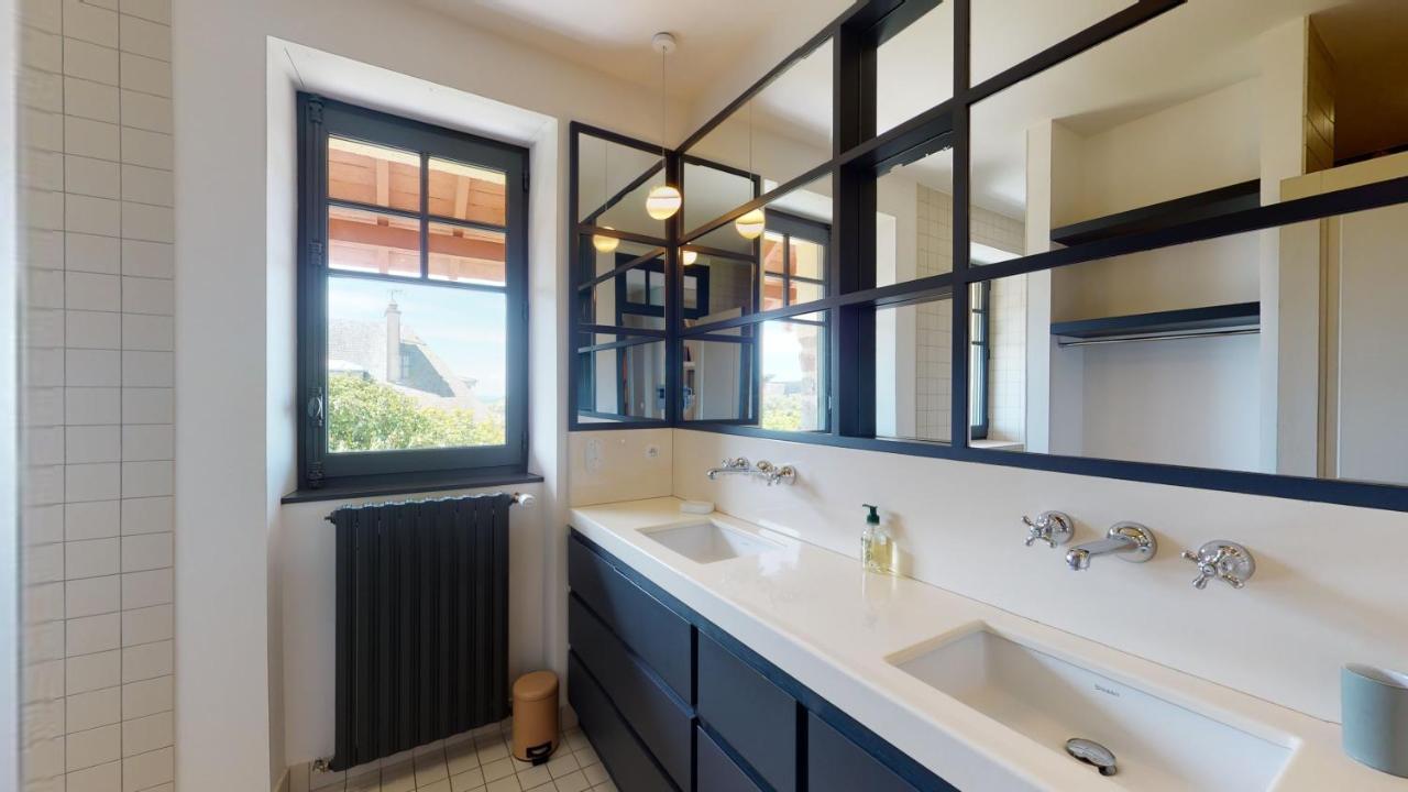 Les Roches Grises, Luxueuse Villa Face Mer, 4Etoiles, Spa Et Jardin Panoramique, Societe La Clef Decamp Γκρανβίλ Εξωτερικό φωτογραφία