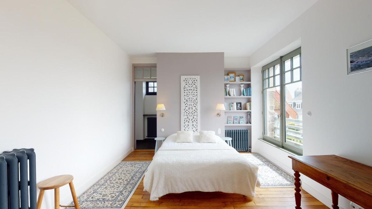 Les Roches Grises, Luxueuse Villa Face Mer, 4Etoiles, Spa Et Jardin Panoramique, Societe La Clef Decamp Γκρανβίλ Εξωτερικό φωτογραφία