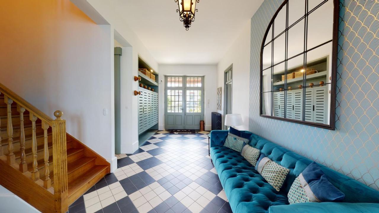 Les Roches Grises, Luxueuse Villa Face Mer, 4Etoiles, Spa Et Jardin Panoramique, Societe La Clef Decamp Γκρανβίλ Εξωτερικό φωτογραφία