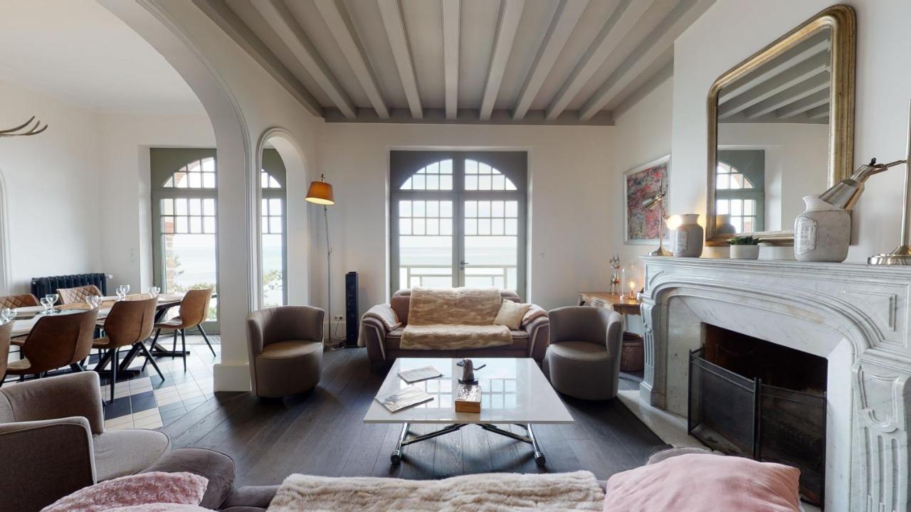 Les Roches Grises, Luxueuse Villa Face Mer, 4Etoiles, Spa Et Jardin Panoramique, Societe La Clef Decamp Γκρανβίλ Εξωτερικό φωτογραφία