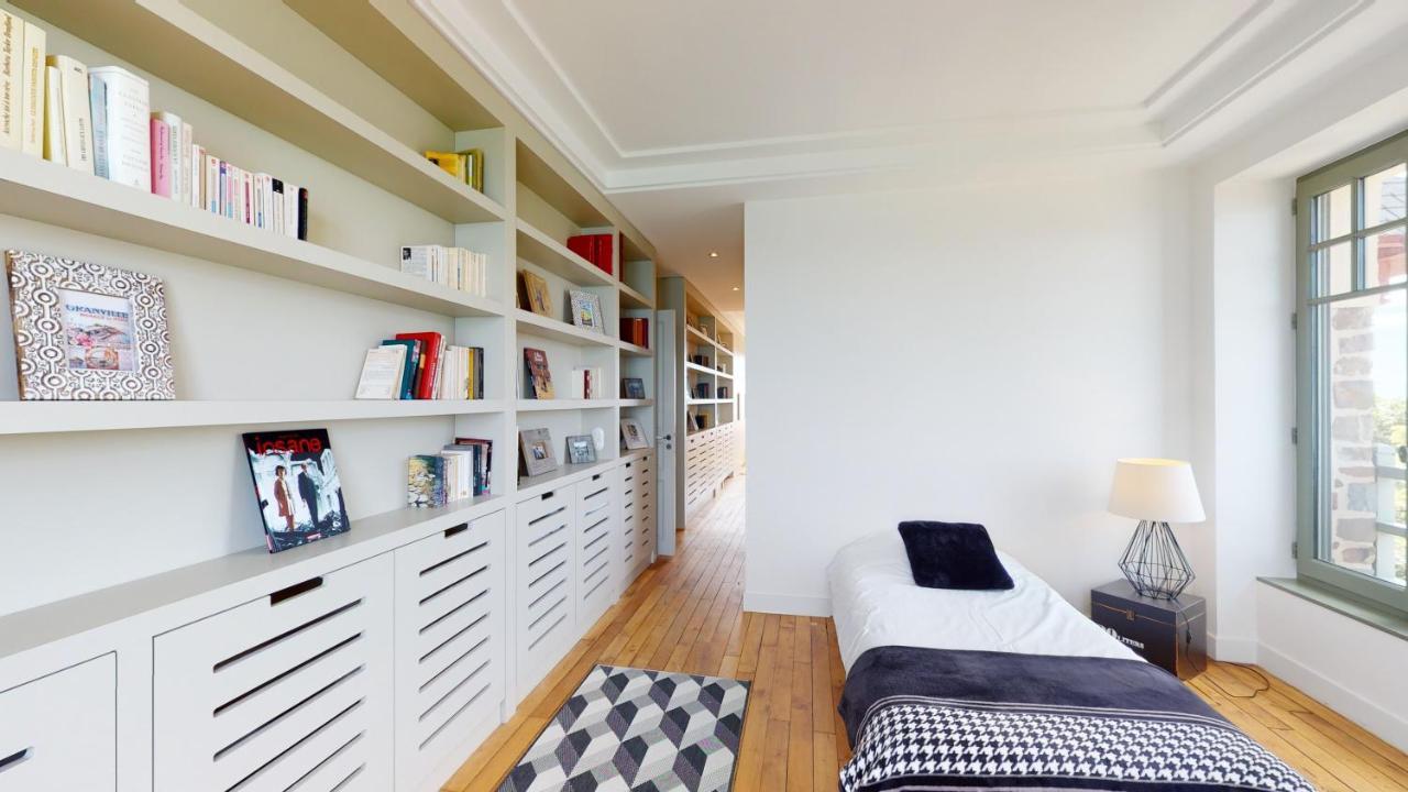 Les Roches Grises, Luxueuse Villa Face Mer, 4Etoiles, Spa Et Jardin Panoramique, Societe La Clef Decamp Γκρανβίλ Εξωτερικό φωτογραφία