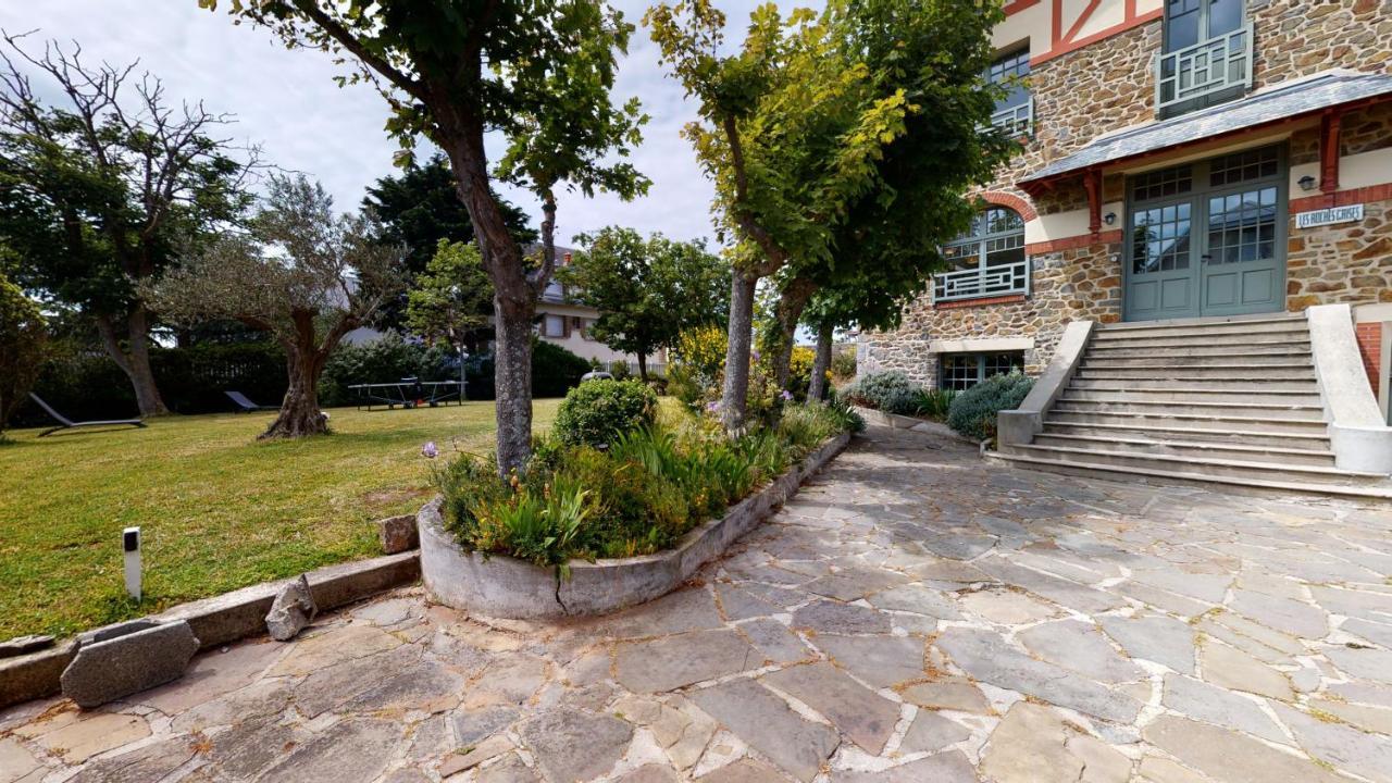 Les Roches Grises, Luxueuse Villa Face Mer, 4Etoiles, Spa Et Jardin Panoramique, Societe La Clef Decamp Γκρανβίλ Εξωτερικό φωτογραφία